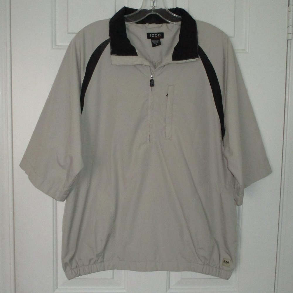 Grand Slam Mens Convertible L/S Zip-off V-Neck Tan Golf Vest NWOT - Size Large